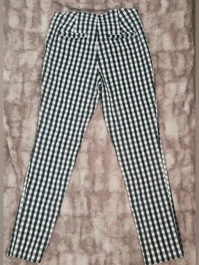 a new day Black and White Gingham Skinny Jeans